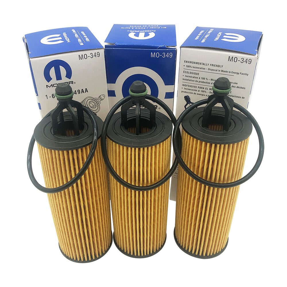 3 Pcs Mopar 68191349AC Oil Filter for Chrysler Jeep Dodge RAM 3.2L 3.6L V6 MO-349 US