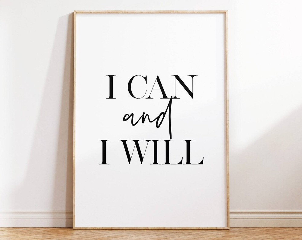 Manifestation Poster Motivational Poster Prints Printable Wall Art Positive