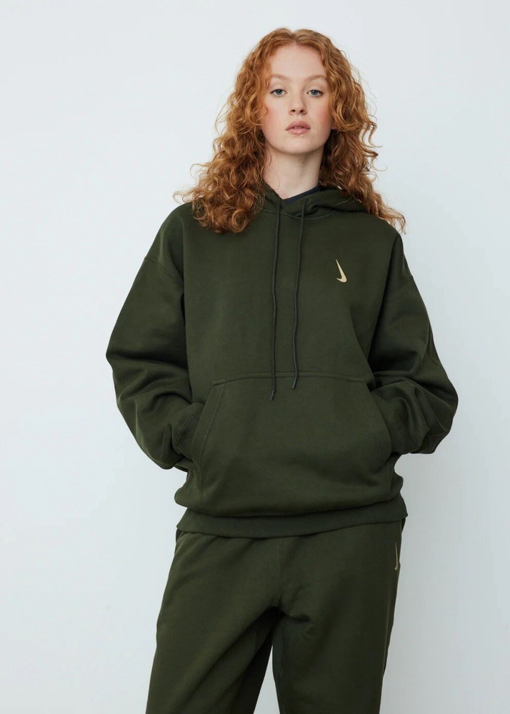 Nike x Billie Eilish Fleece Hoodie Green Men’s Small Oversized BNWT