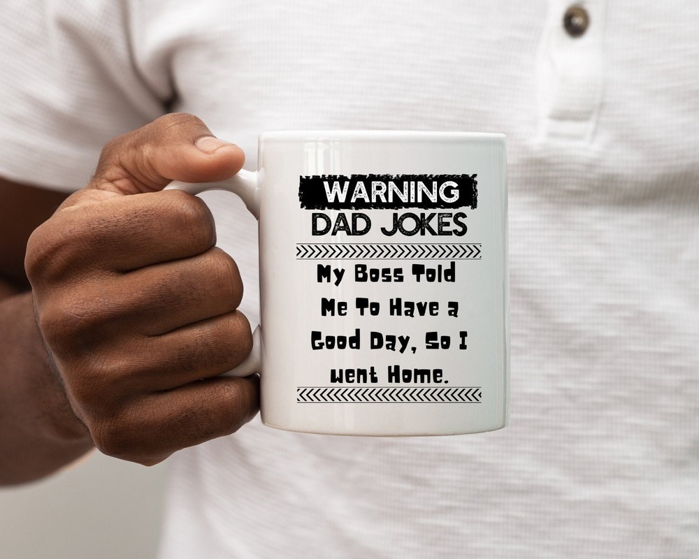 Funny Dad Jokes Coffee Mug for Father's Day Gift Idea