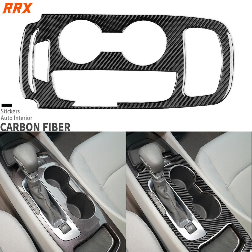 Carbon Fiber Gear Shift Panel Cover for Chevy Malibu 2016-2025