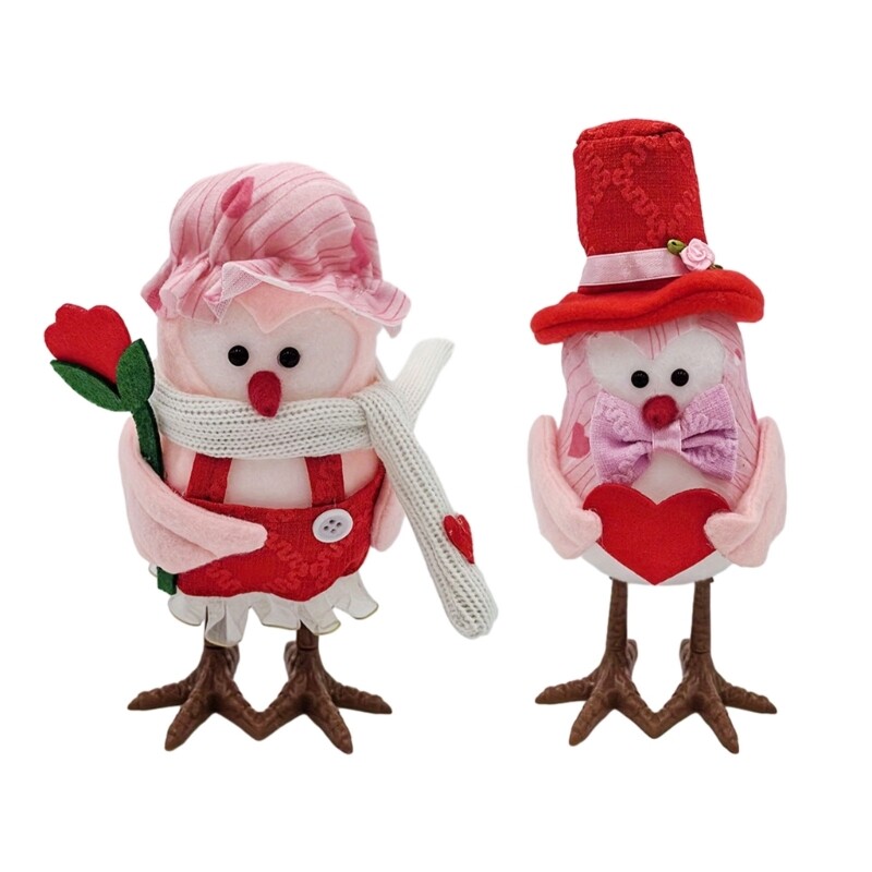 Valentines Day Bird Figures Ornament Holiday Wedding Party Decorations