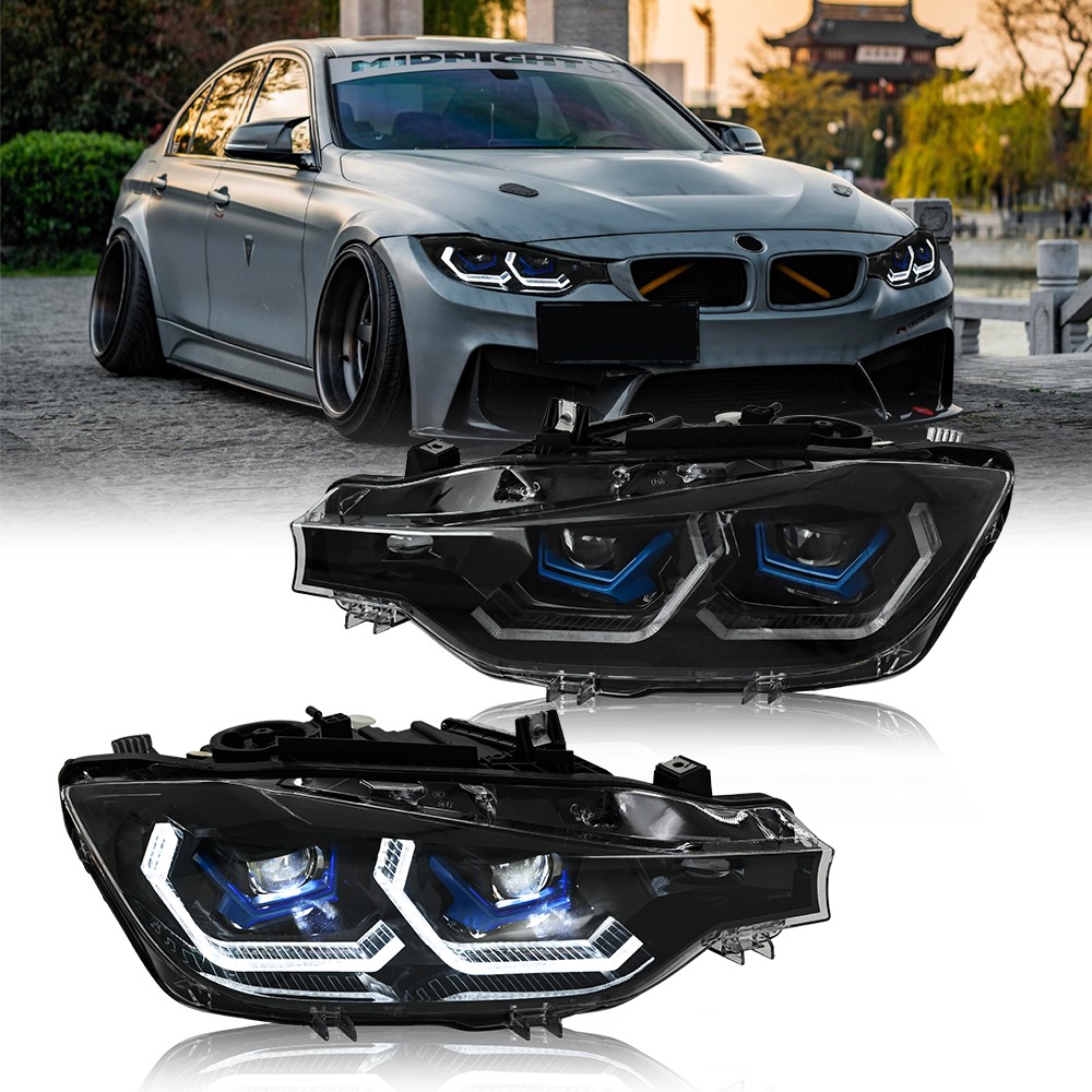 LED Headlights For 2013-2019 BMW 3-Series F30 320i 328i 330i 335i 340i 328d 330e