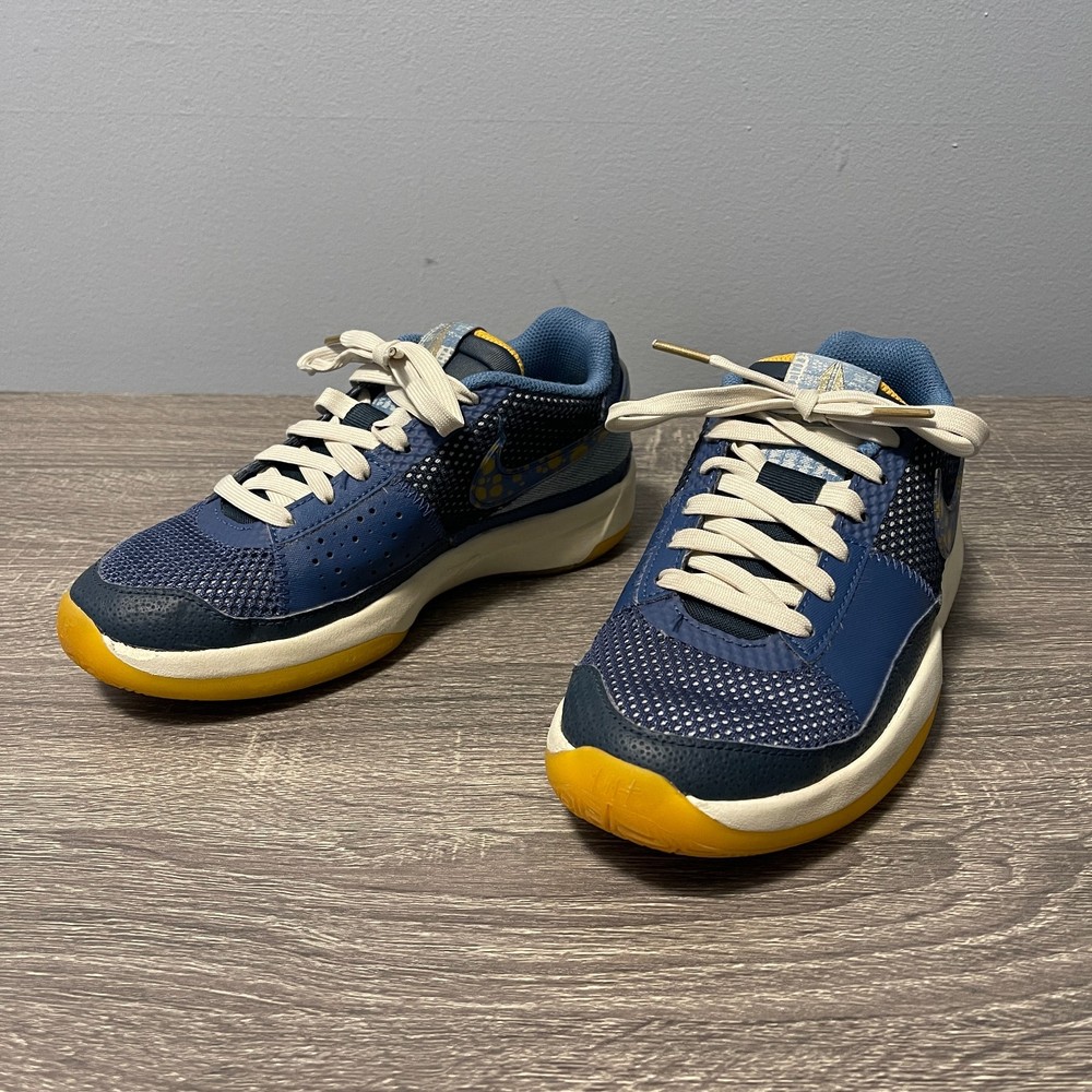 Nike Ja Morant One SE KC Basketball Shoes Youth Size 4Y Blue FQ7371-400