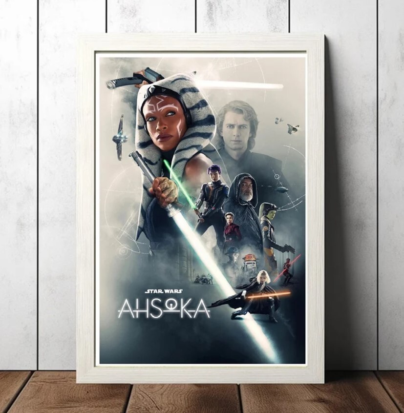 Ahsoka 2023 Jedi Star Wars Empire Film Poster