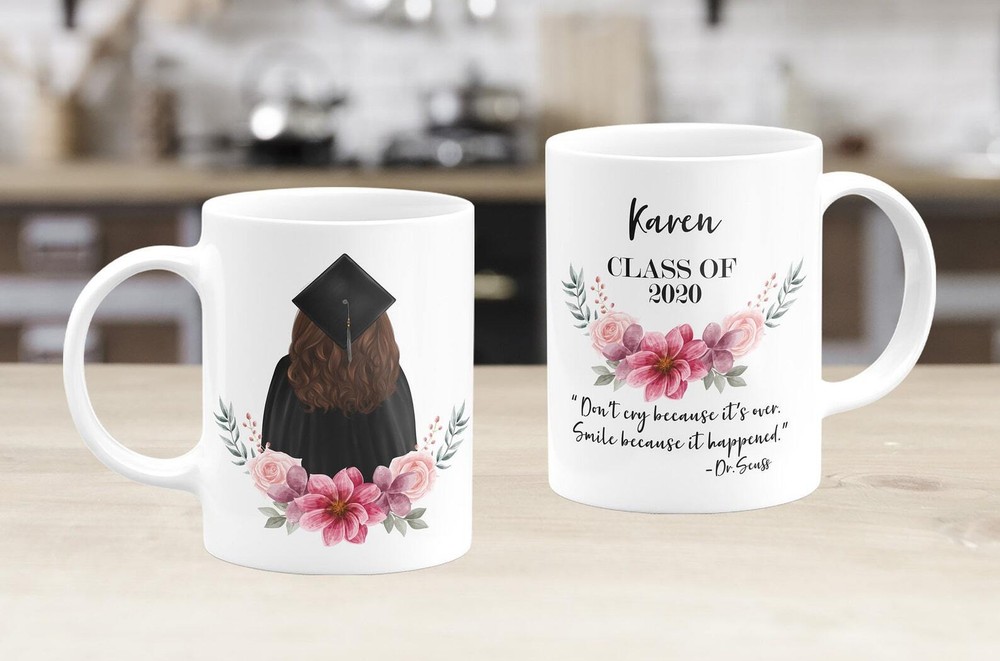 Personalized Graduation Coffee Mug Graduation Gift 2020 Custom Grad Mug Senior