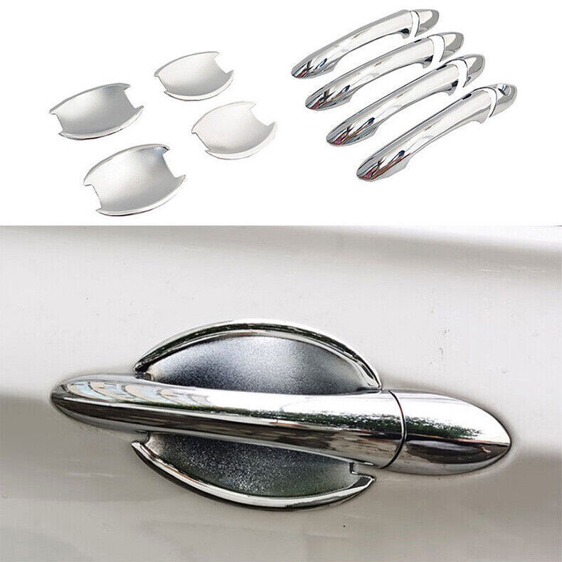 For Hyundai Sonata 2011-2014 Chrome Car Door Handle Cover&Door Handle Bowl Trim