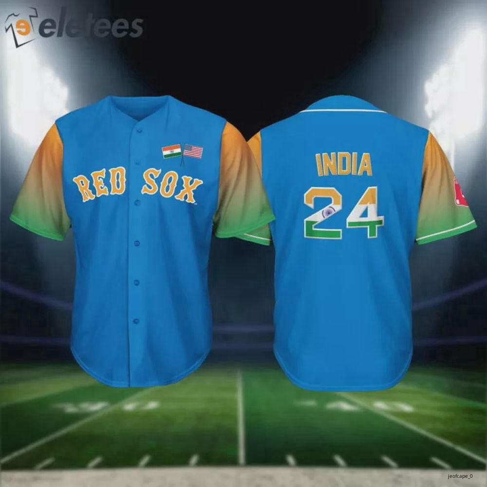 2024 Red Sox India Celebration Fan Shirt - Best Price Gift for Supporters