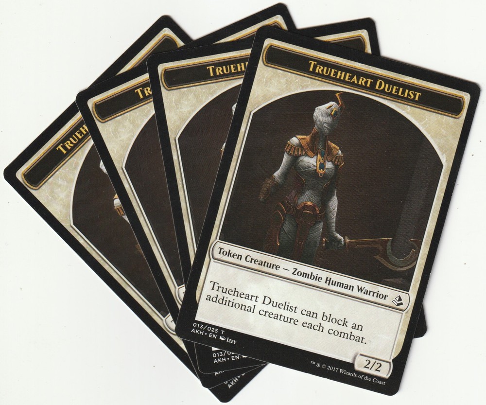 4 MTG Trueheart Zombie Double Split Card Playset AKH 2017