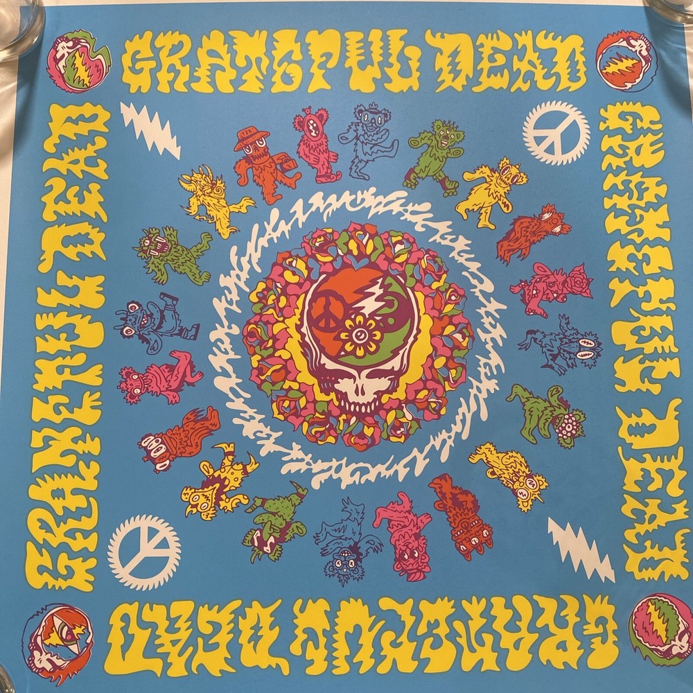 Grateful Dead 2022 Young & Sick Art Print Poster Numbered 65 of 200