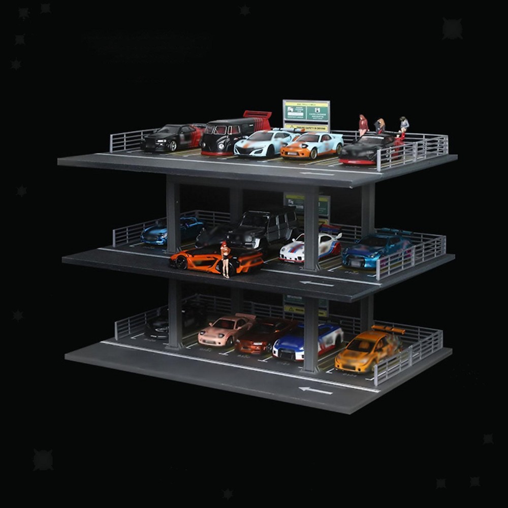 1/64 Scale Diecast Model Car Display Case Vehicle Model Case for Sports Car