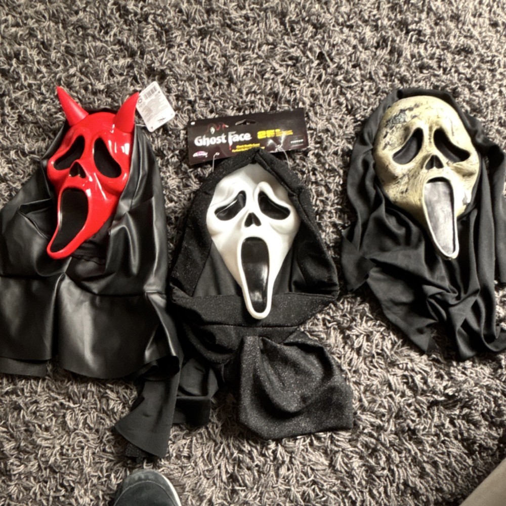 Ghost Face Halloween Masks: Dead by Daylight, Weathered, and 25th anniversary