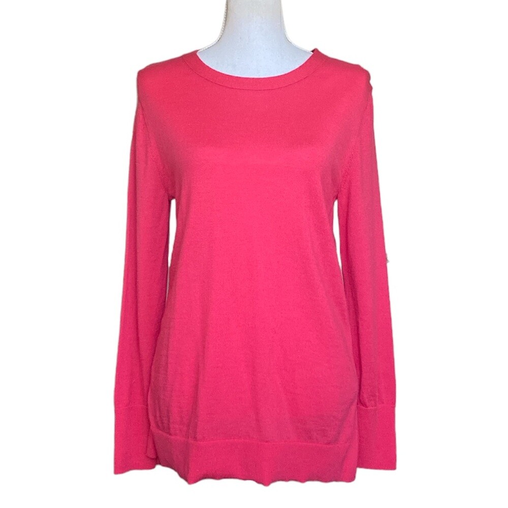Banana Republic Soft Pink Merino Wool Sweater in Medium Size