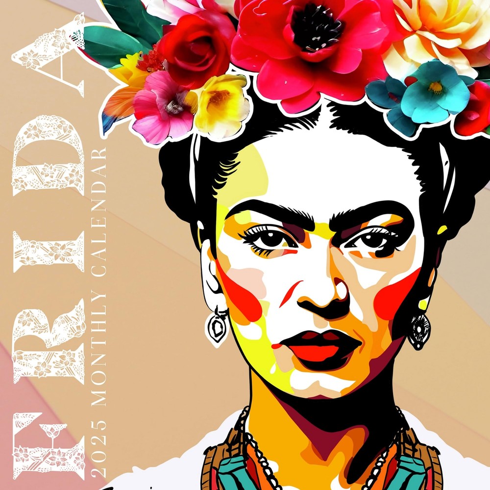 Frida Kahlo Calendar 2025 | Art Portraits Wall Calendar | 12