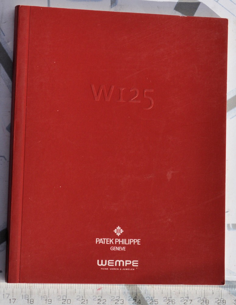 Patek Philippe Annual Calendar W125 Wempe Rare Presentation Book  