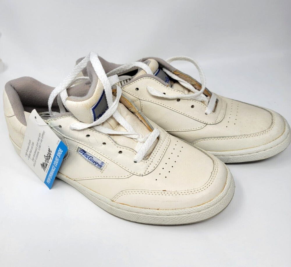 Vintage MacGregor Mens Performance Court Shoes Size 9.5 Brand New NO BOX 17221