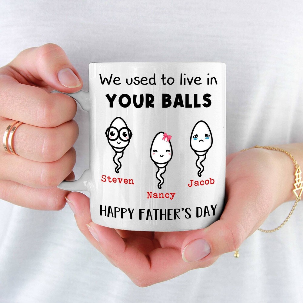 Custom Sarcastic Dad Mug Funny Father’s Day Gift for Daddy Coffee Cup
