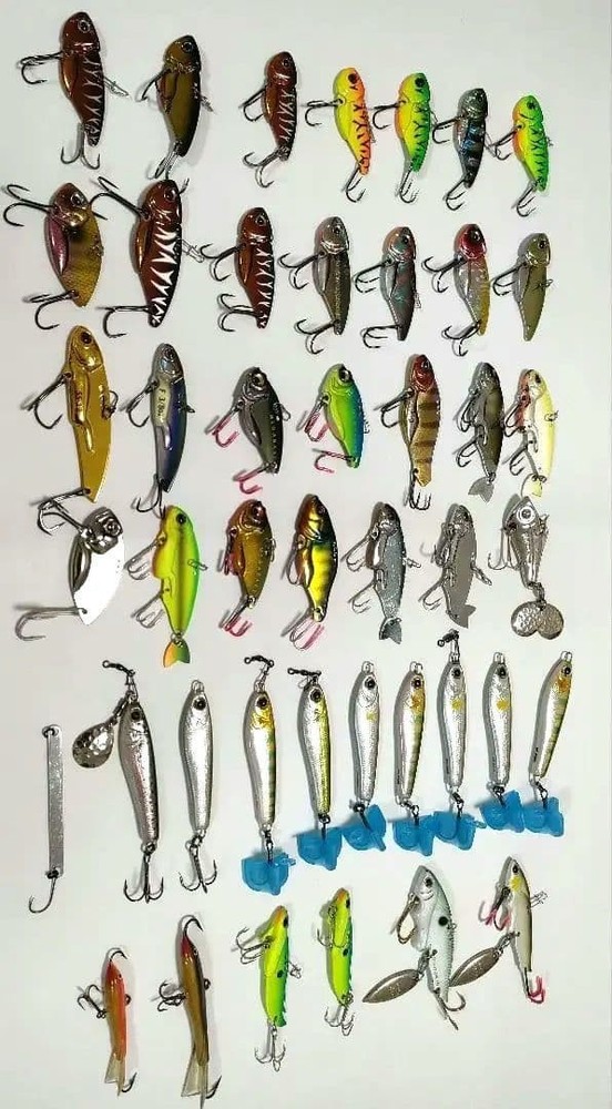Megabass Metal Vibe Metal Jig Set 44pcs, 1/4-1/2oz, Used, Fishing Lures