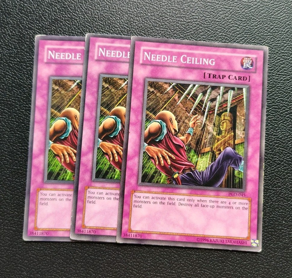 Yu-Gi-Oh Needle Ceiling Playset of 3 Cards - Full Set