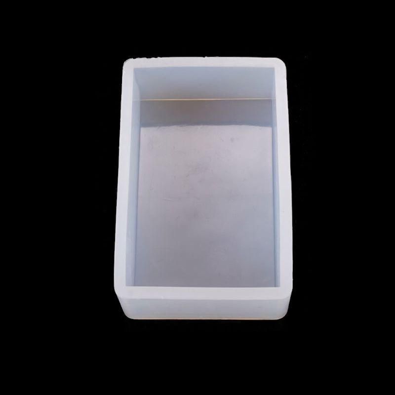 Rectangular Resin Silicone Mold for Geometric Epoxy Paperweights