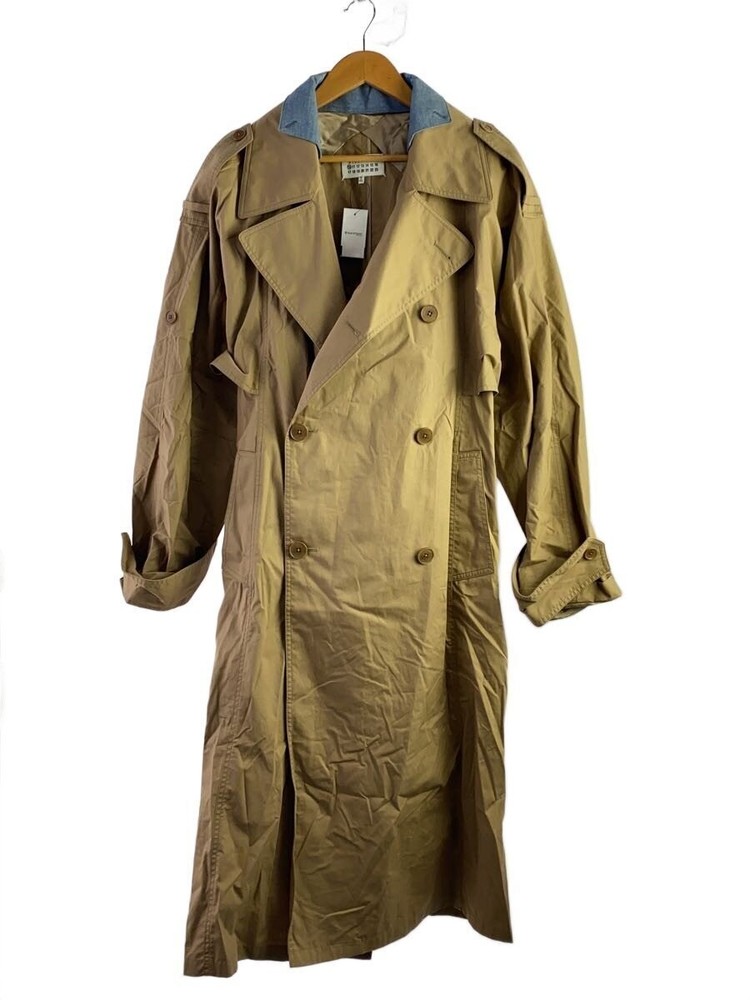 Maison Margiela Trench Coat/48/Cotton/Beg/Plain/50Ah003347318 4577