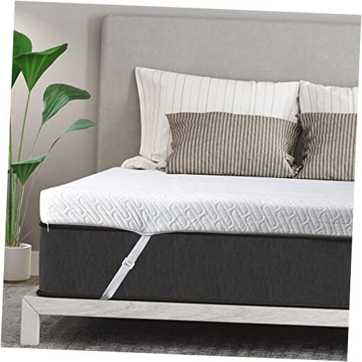 3 Inch Gel Memory Foam Mattress Topper Size High Density Queen 3 Inch White