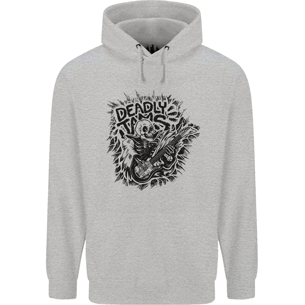 Edgy Tams Guitarist Rock Metal Punk Cotton Hoodie for Men