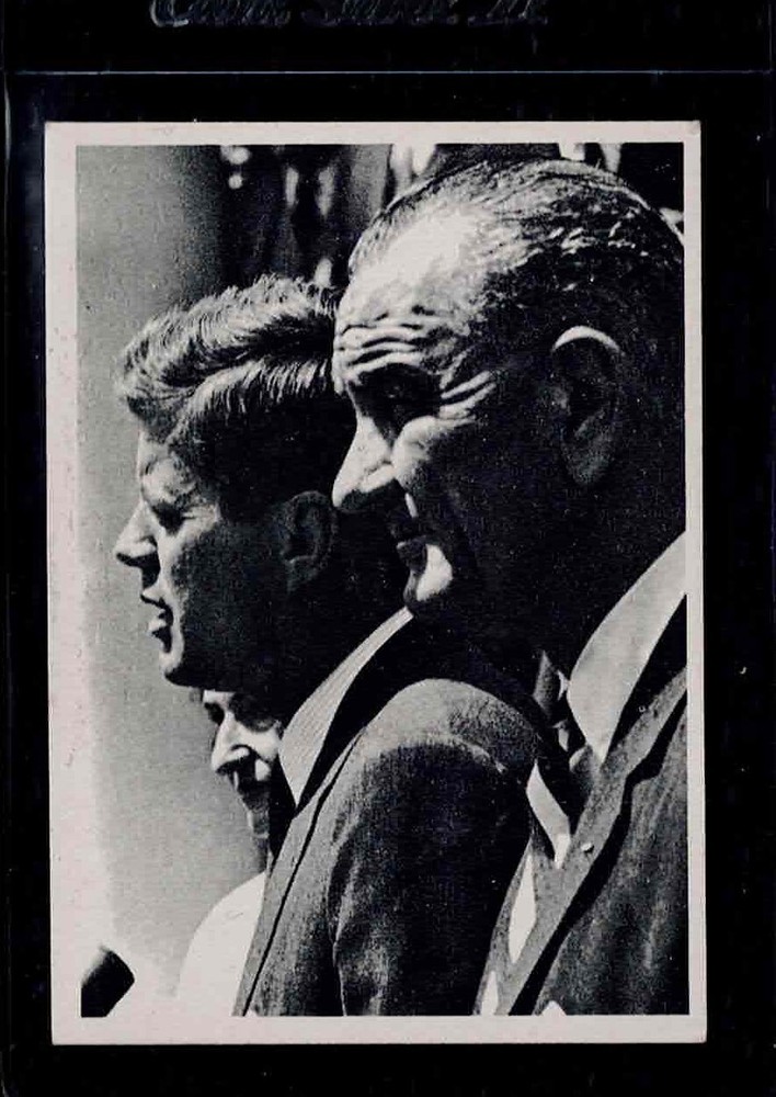 1964 Topps JFK & LBJ Presidential Baseball Card #1