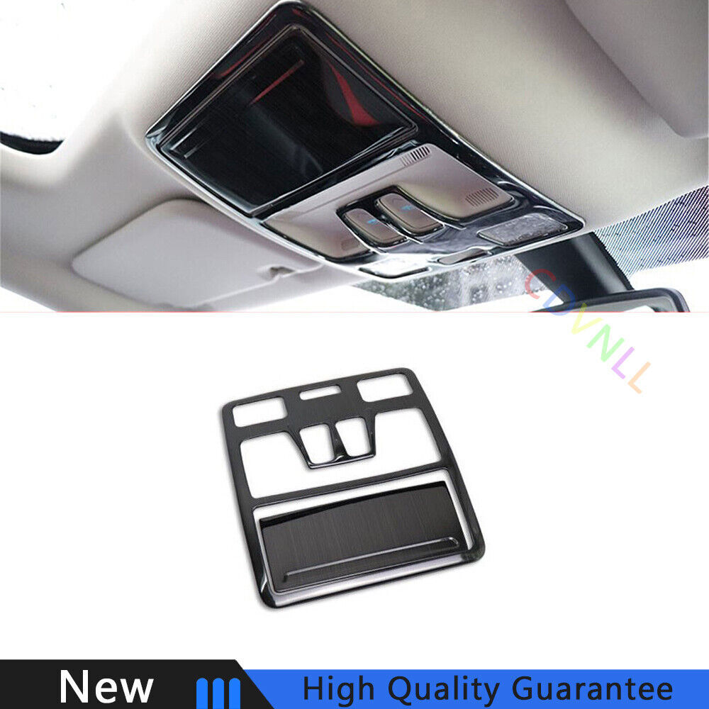 Fit For Ford Focus 2019-2020 Black Titanium Front Reading Light Lamp Frame Trim