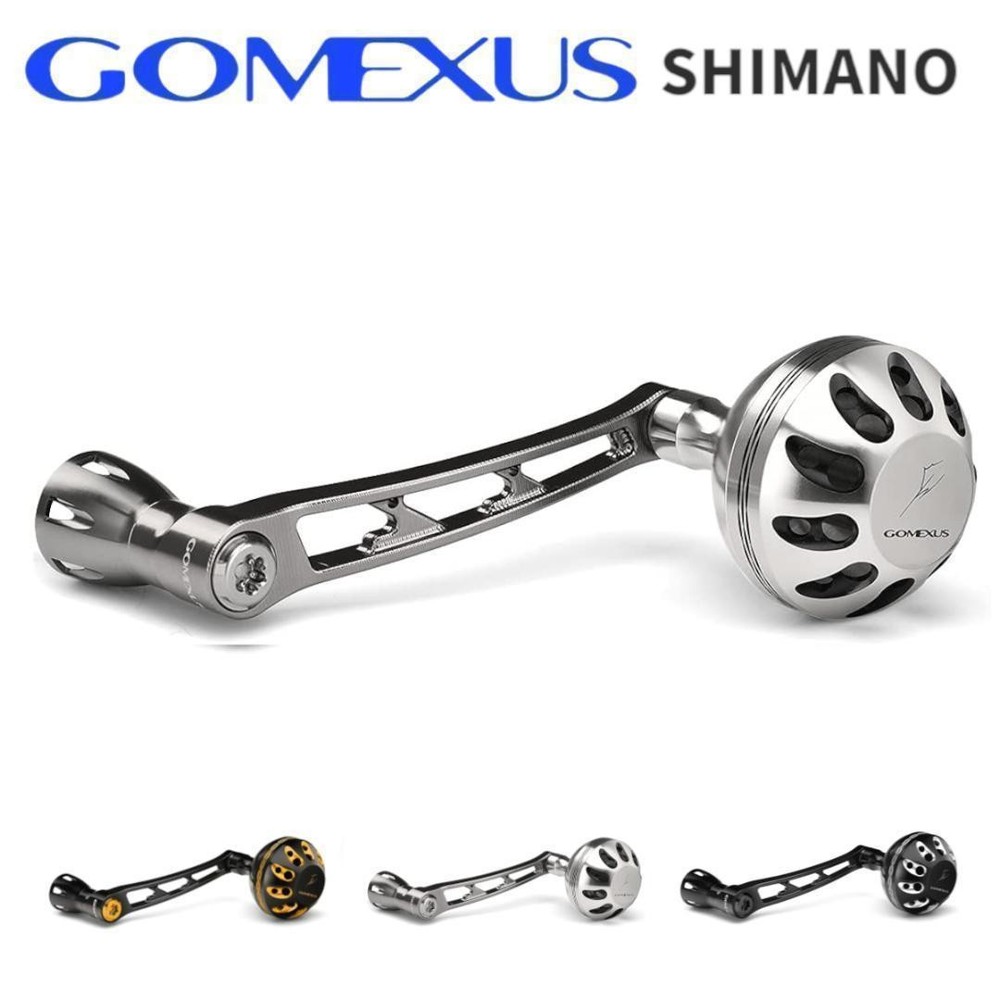 Gomexus 68mm Single Handle Shimano Reel Knob in Silver 38mm