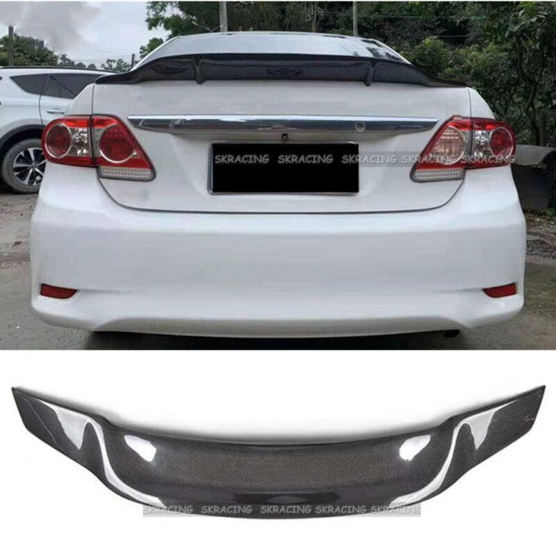 2009-2021 Toyota Corolla Carbon Fiber Duckbill Trunk Lip Spoiler