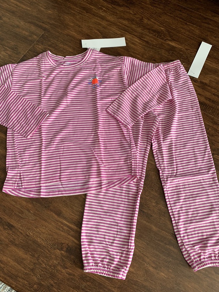 NWT GAP KIDS GIRLS LOOSE FIT POLYESTER PAJAMA PANTS 8YEARS STRIPE REG$39