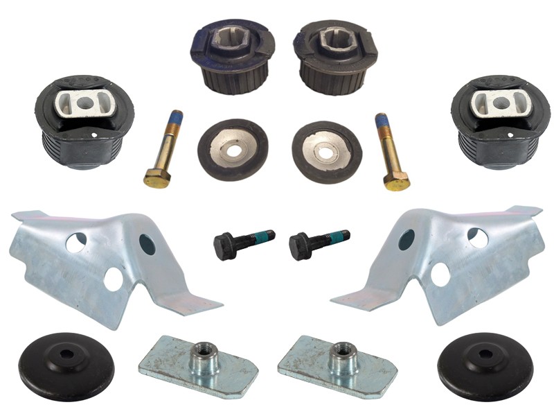 Rear axle mounts threaded plates discs MEYLE axle body bearing Mercedes W124