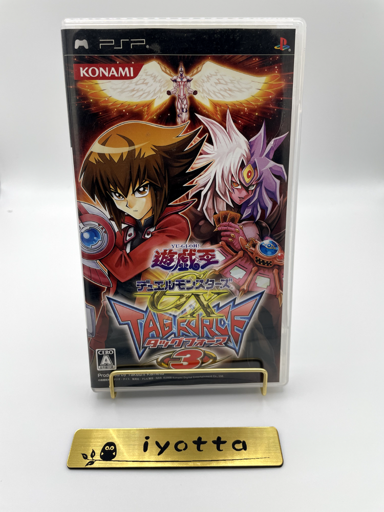USED PSP Yu-Gi-Oh! Duel Monsters GX Tag Force 3 Japanese