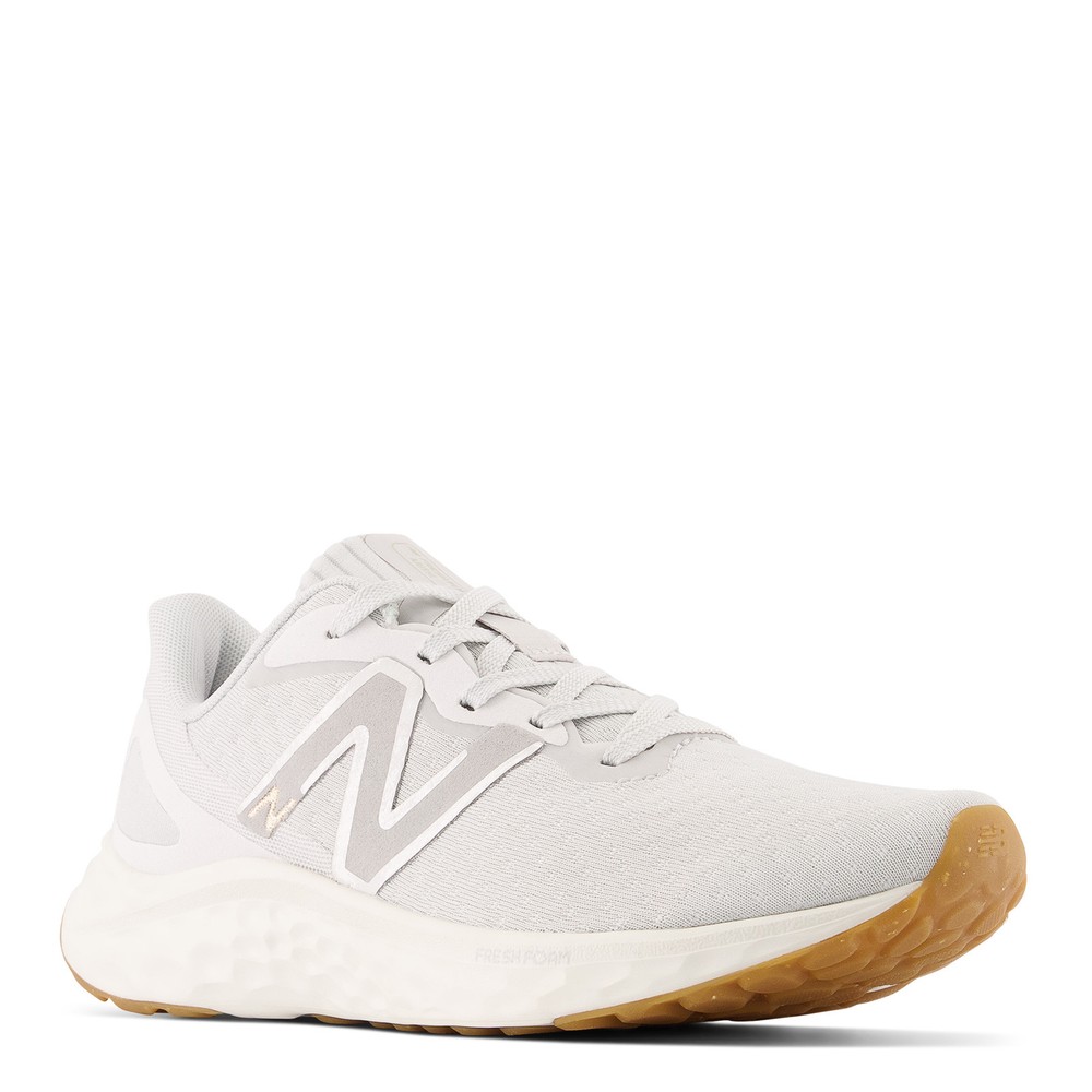 Women's New Balance, Arishi Fresh Foam v4 Running Shoe WARISEG4 Grey White Fabri