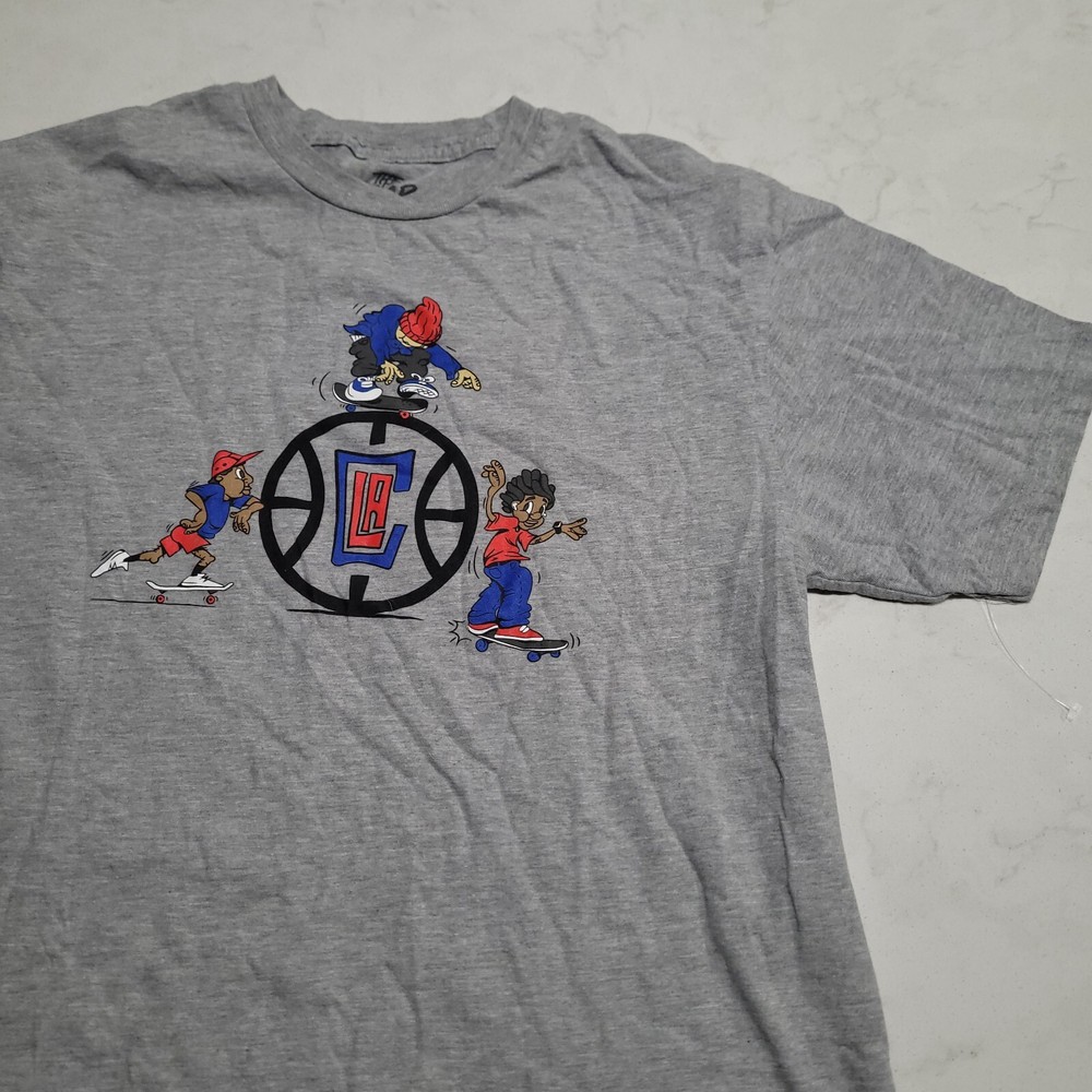 Crenshaw Skate Club x The LAB L.A. Clippers NBA Basketball Logo CSC M T-shirt