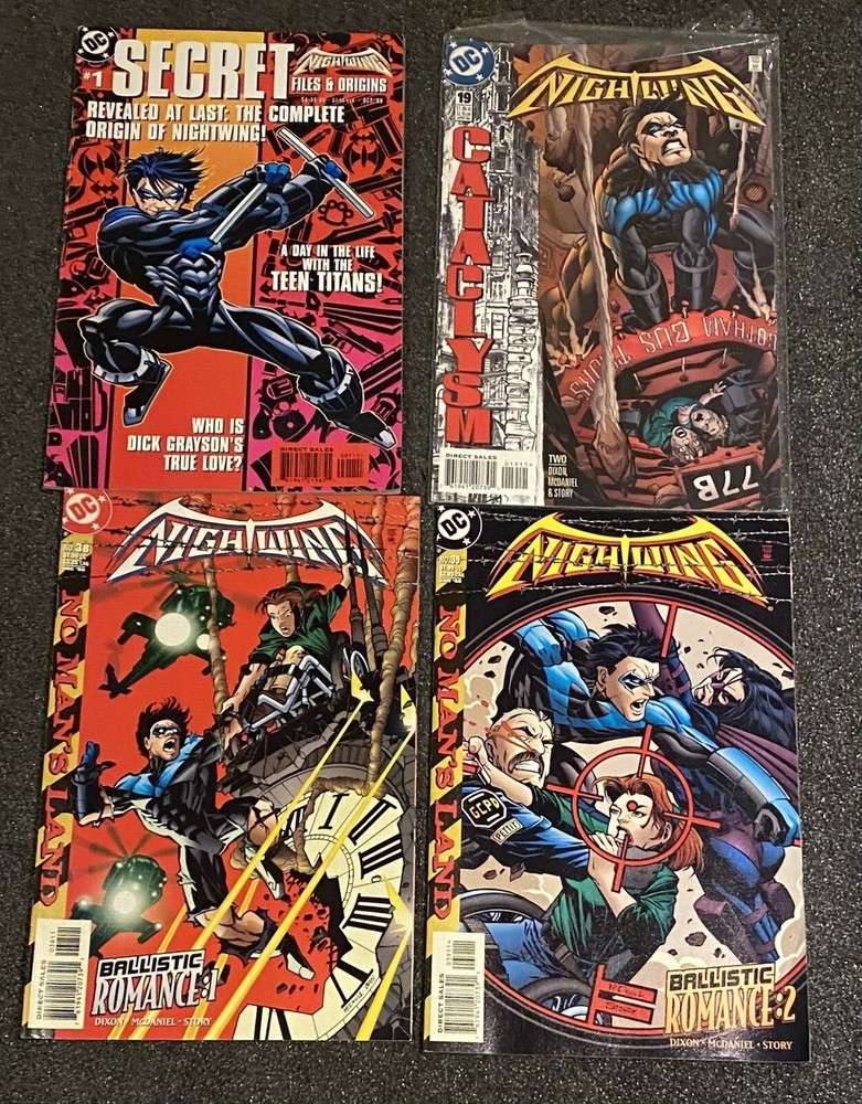 Nightwing Comic Book Bundle X 4