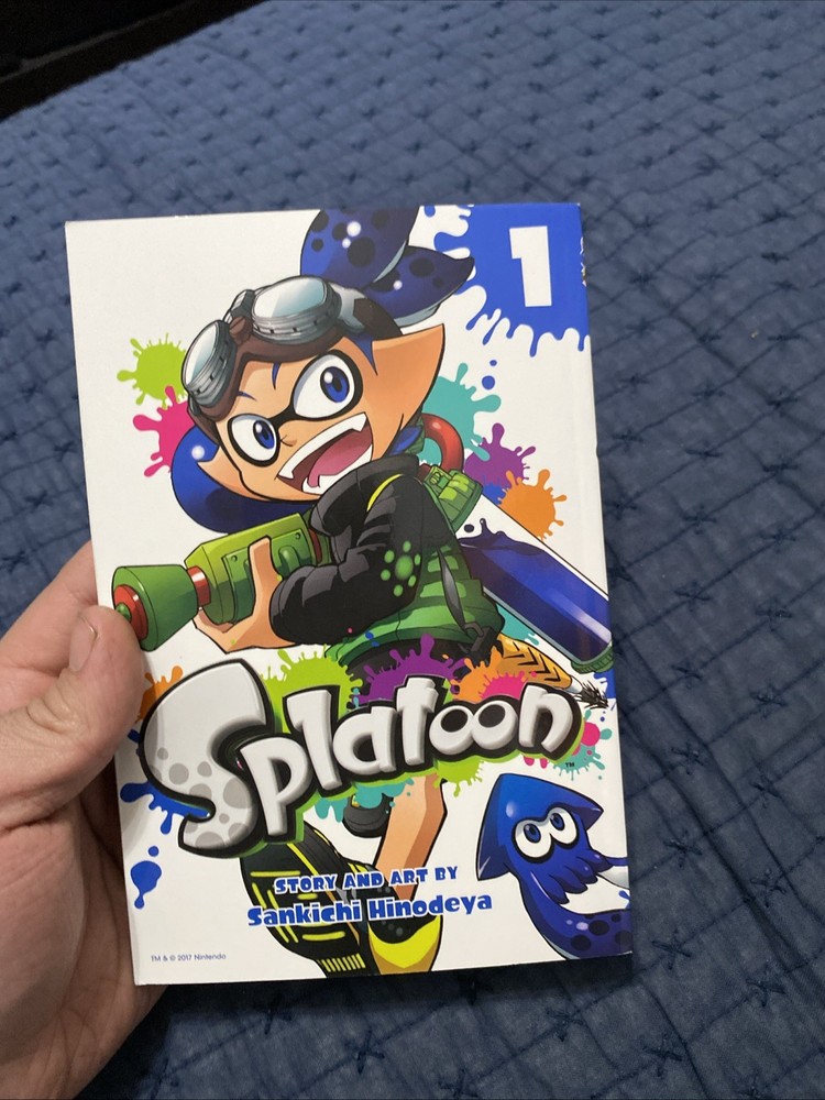 Splatoon Vol. 1 Manga Sankichi Hinodeya VIZ Media Softcover English Shonen