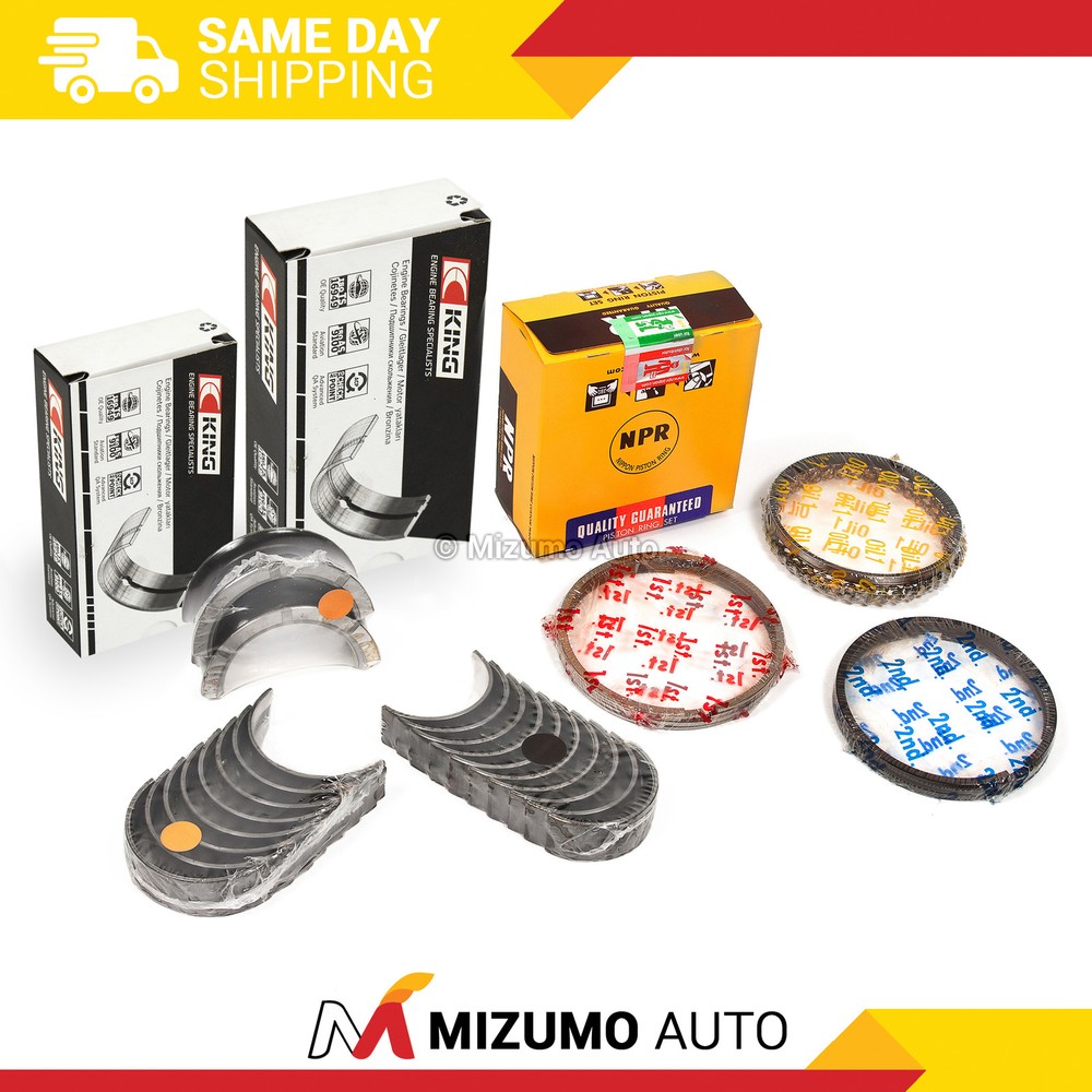 Nissan 2.4 DOHC Piston Rings & Rod Bearings 98-04 Altima Frontier Axxess  