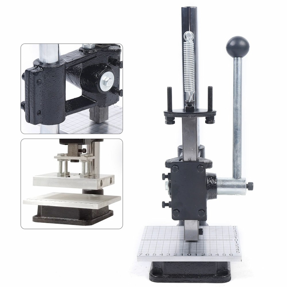 Leather Imprinting Machine Hand Punching Tool DIY Stamp Press Embossing Craft