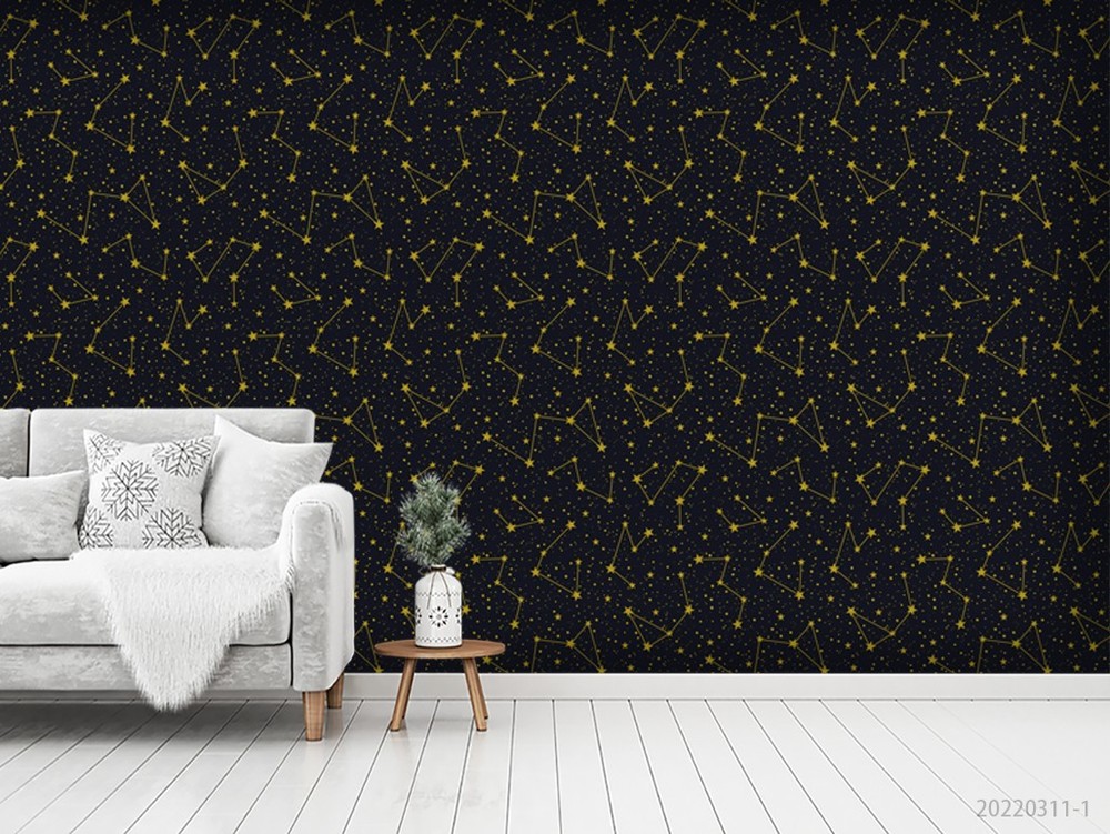 3D Space Constellation Pattern Wall Murals Wallpaper Murals Wall Sticker