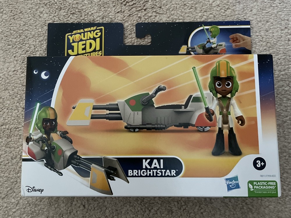 Star Wars Young Jedi Adventures Kai Brightstar Figure And Vehicle