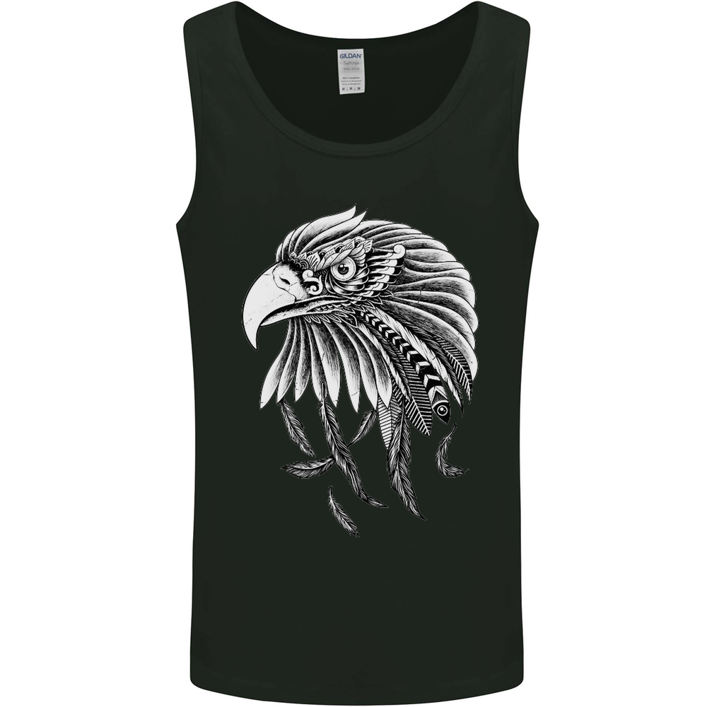 Eagle Bird of Prey Ornithology Mens Vest Tank Top