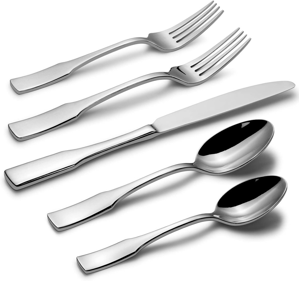 Alata Kate 40-Piece Stainless Steel Silverware Set for 8, Service for 8