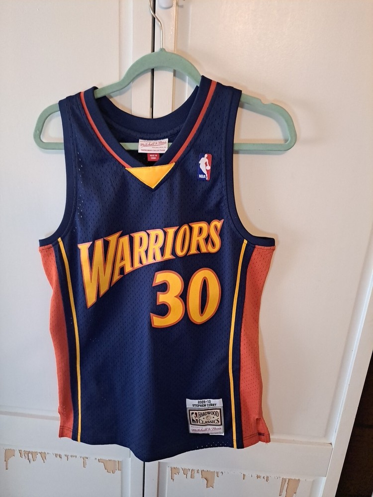 Curry Golden State Warriors Mitchell & Ness Swingman 2009-10 Jersey Sz-S