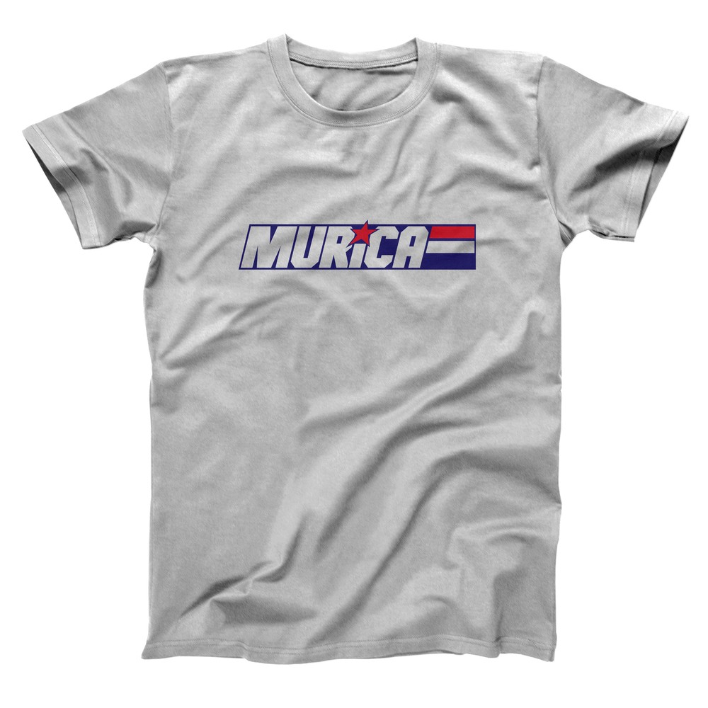 Murica Joe American  America  Fourth July  4Th Gray Basic Men's T-Shirt