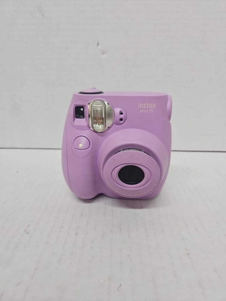 Fujifilm Instax Mini 7s Lavender Purple Instant Camera Tested Working