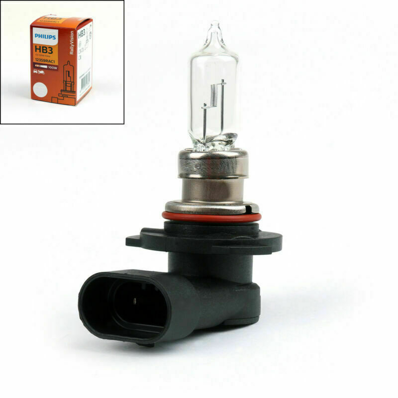 For Philips 12359 9005/HB3 100W 12V P20d Halogen Headlight Lamp Bulb USA
