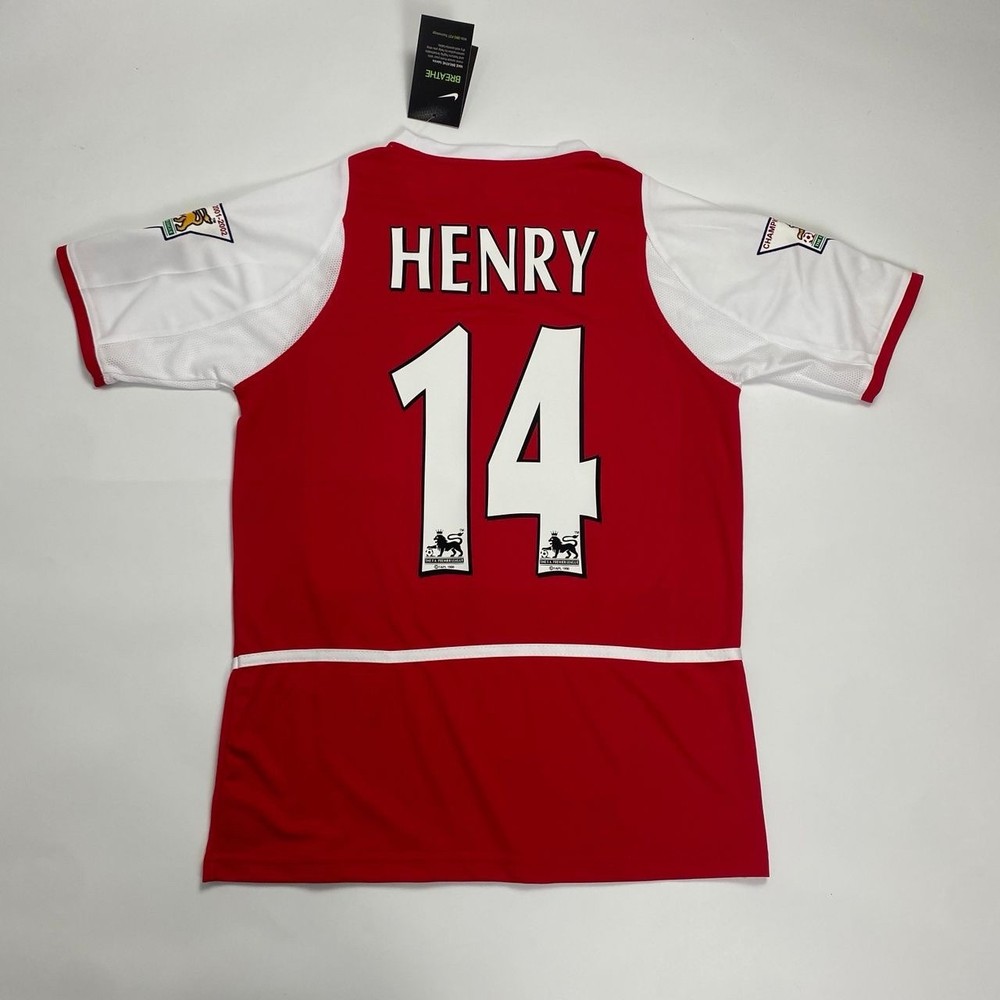 Arsenal 03-04 Home Jersey Short Sleeve – Henry #14