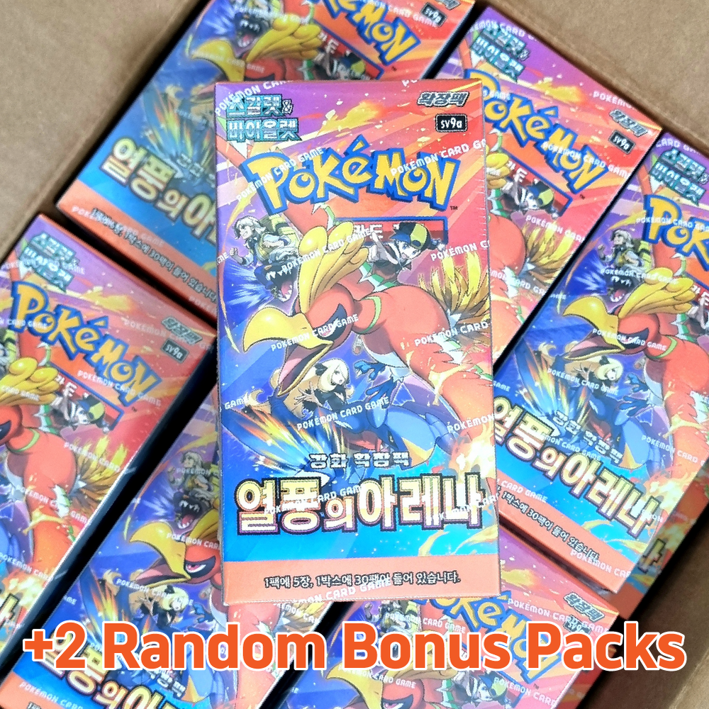 Pokemon Card Heat Wave Arena Booster 1Box Sealed Korean ver.